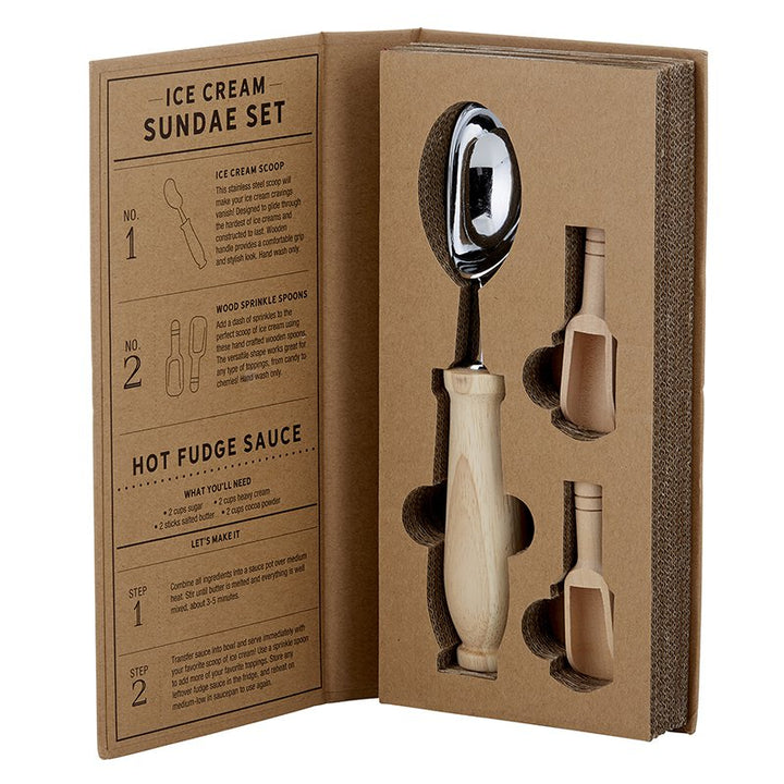Cardboard Book Set - Ice Cream Sundae