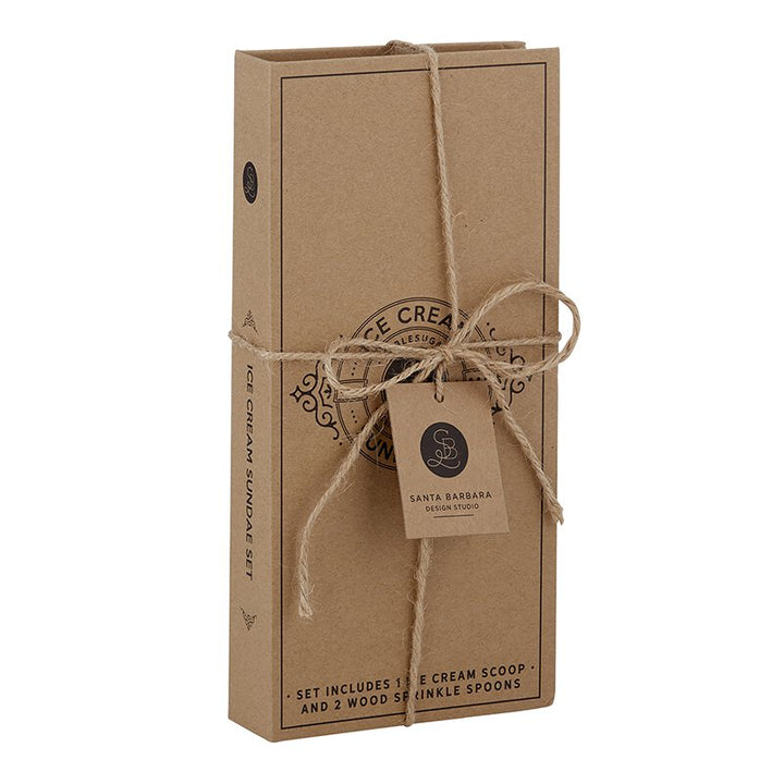 Cardboard Book Set - Ice Cream Sundae