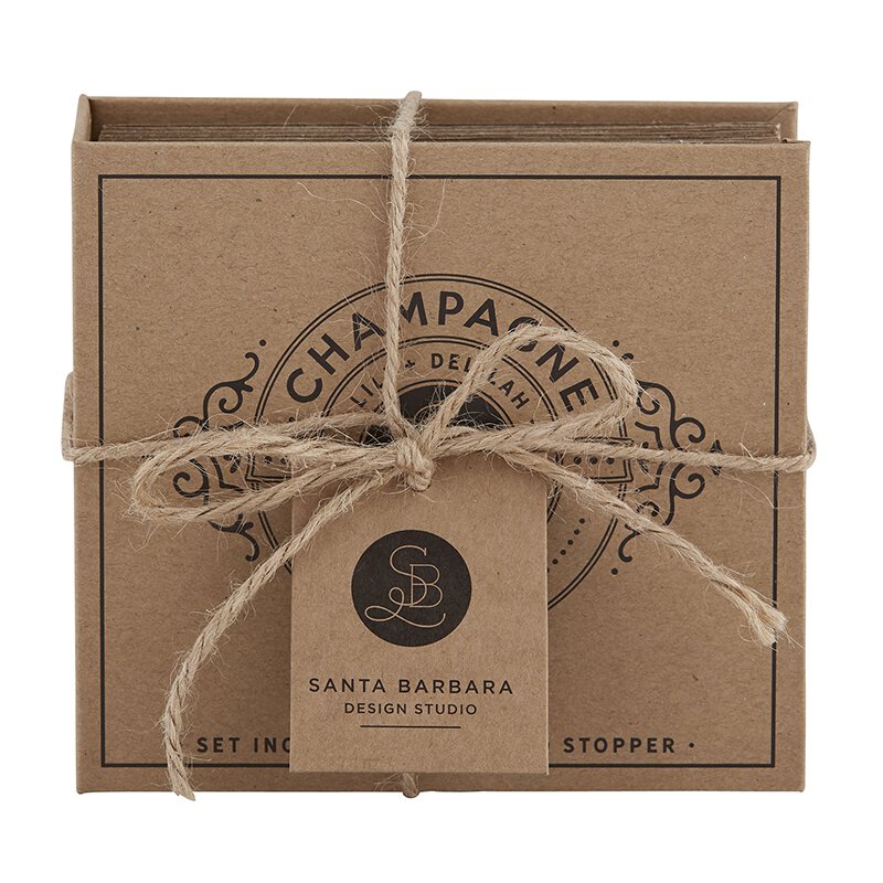 Cardboard Book Set - Champagne