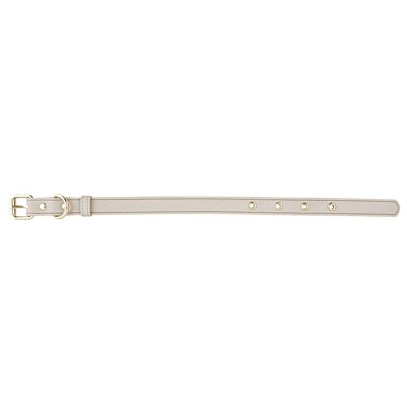 Saffiano Collar - Champagne