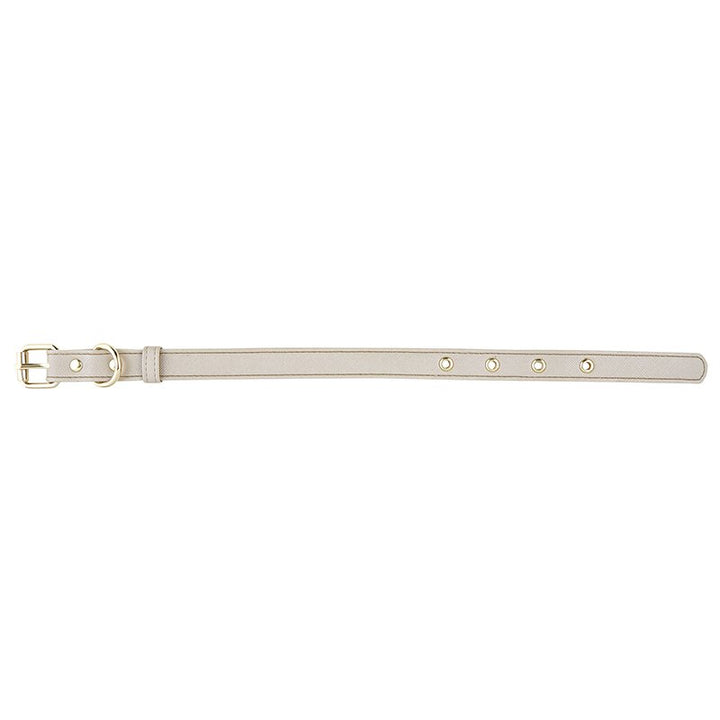 Saffiano Collar - Champagne