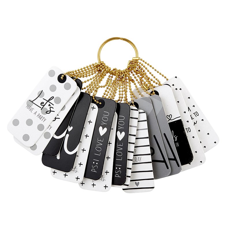 Gift Tag Book -Black and White