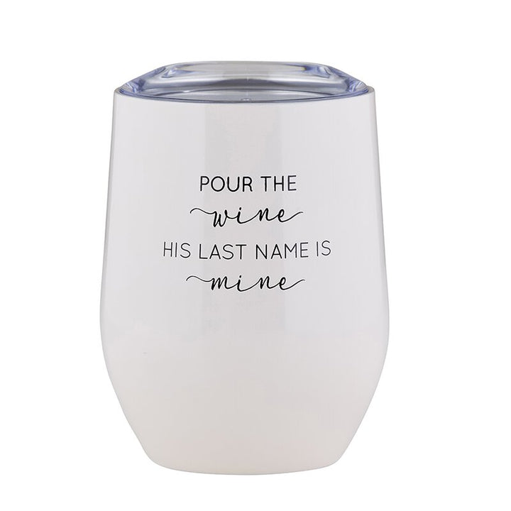 Stemless Wine Tumbler - Last Name