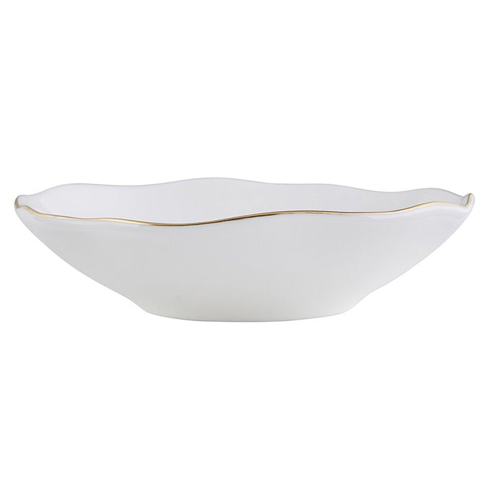 Ceramic Bowl Small Gold Rim