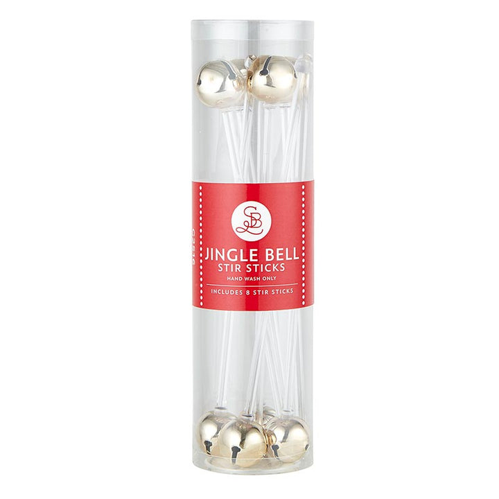 Jingle Bell Stir Sticks - 8pk