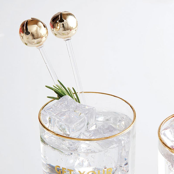 Jingle Bell Stir Sticks - 8pk