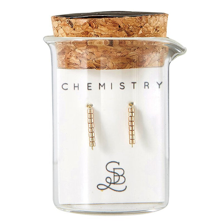 Chemistry Earrings Gold