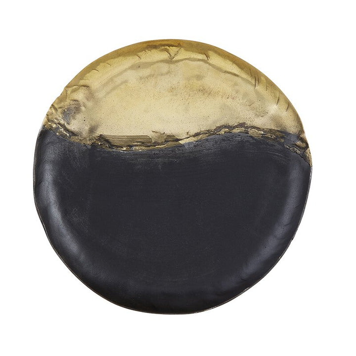 Tray - Round Brass and Iron