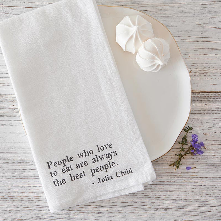 Napkin Set - People Who Love To Eat Set/4