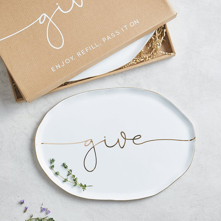 Ceramic Tray - Give