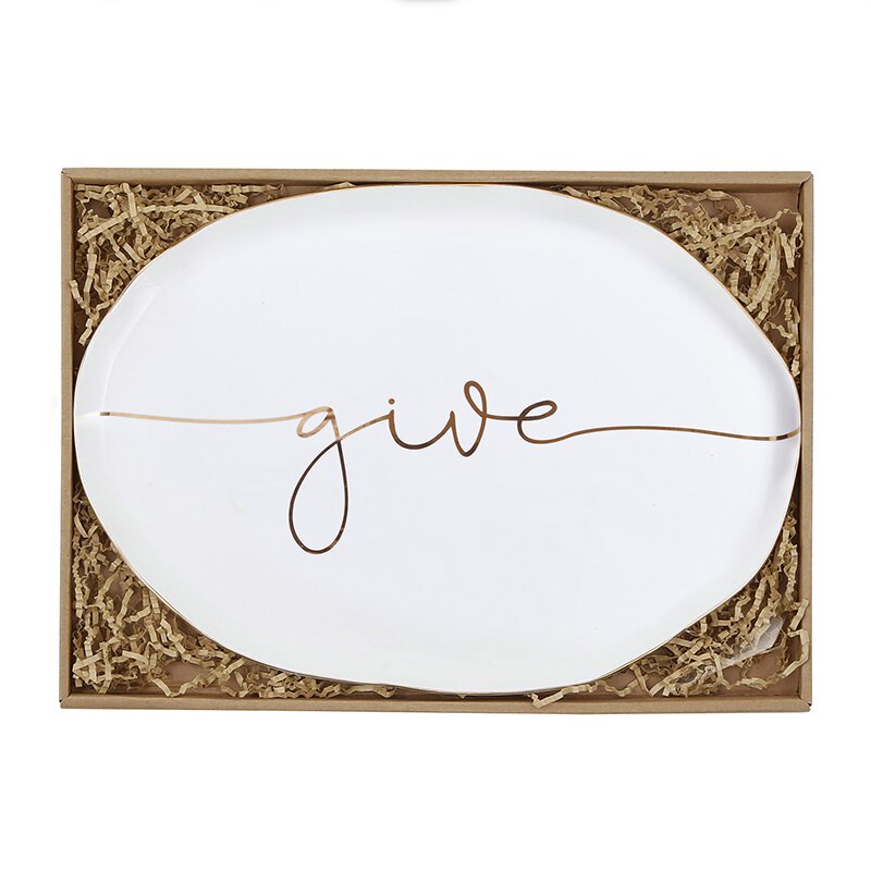 Ceramic Tray - Give