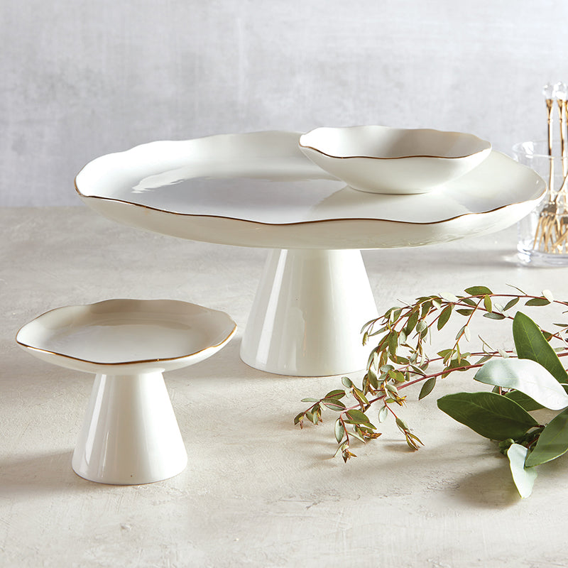 Pedestal Tray SML - Black Rim