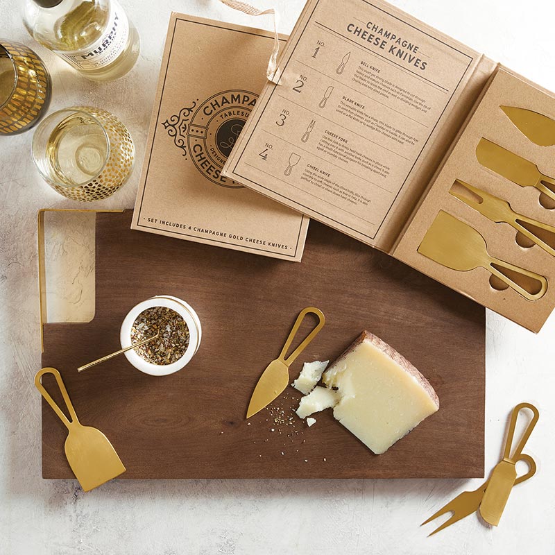 Wood + Brass Board - Rectangle