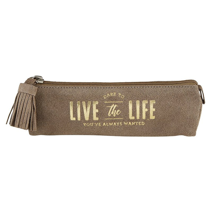Pouch Suede Leather - Life
