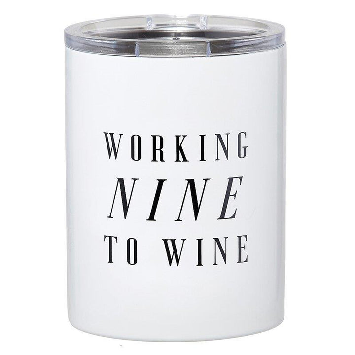 Travel Tumbler - Working Nine to Wine