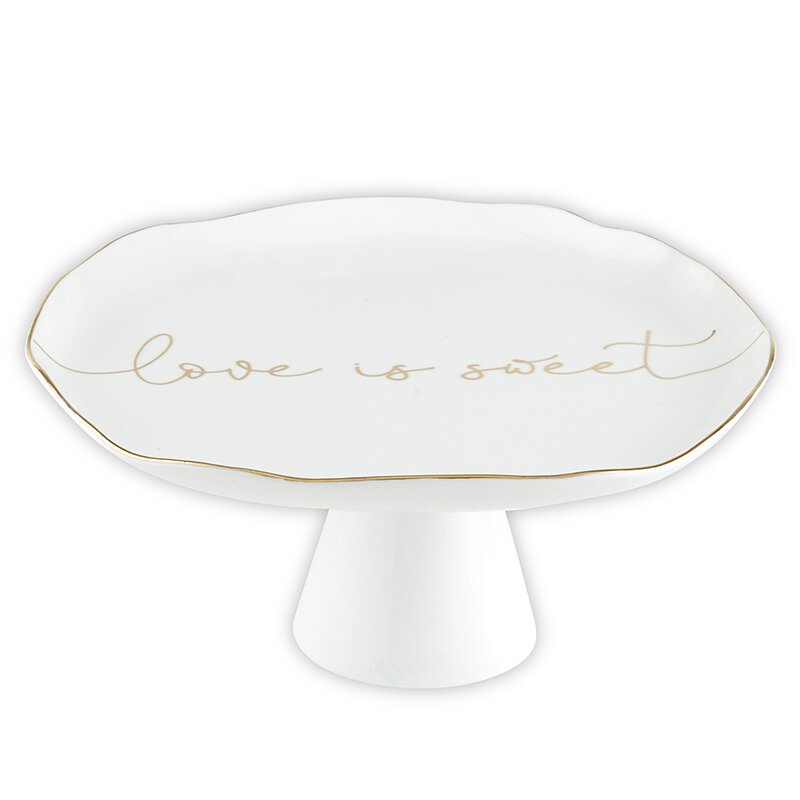 Ceramic Cake Stand - Love is Sweet