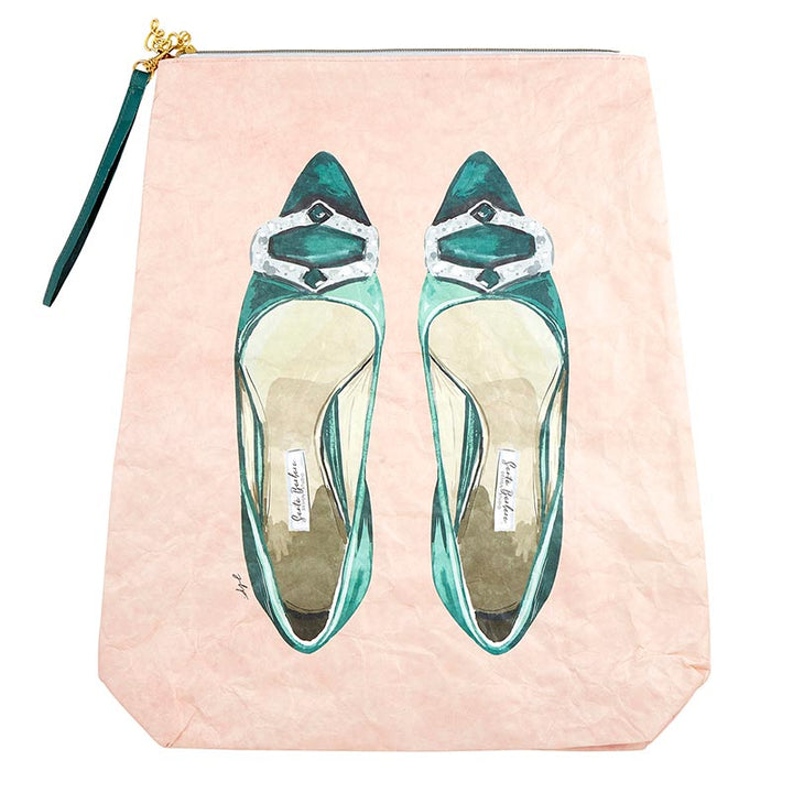 Tyvek Shoe Bag - Emerald LG
