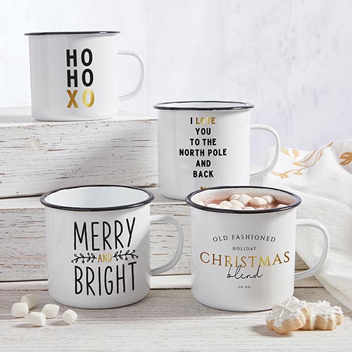 Enamel Mug-HO HO XO