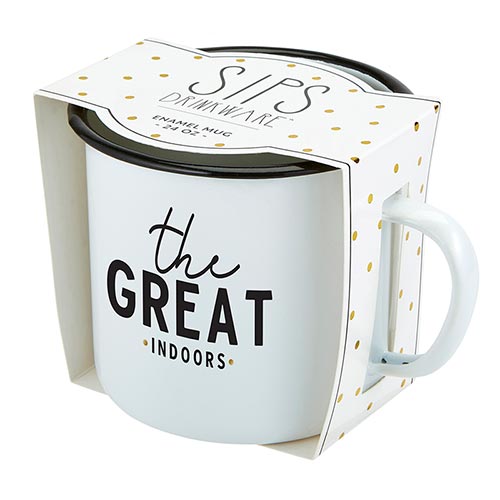 Enamel Mug-Great Indoors