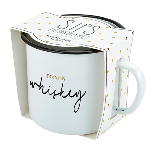 Enamel Mug-Whiskey