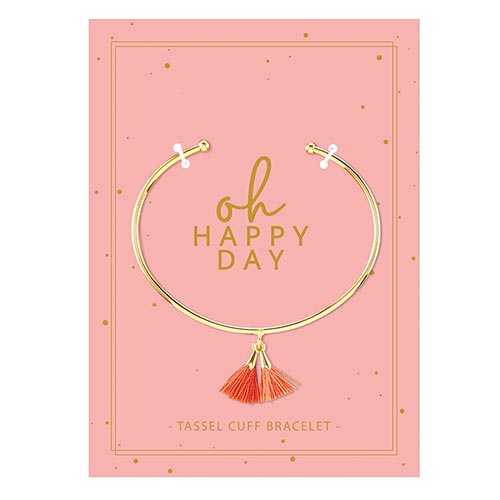 Tassel Cuff Bracelet Oh Happy Day
