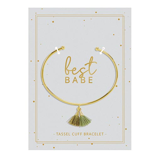 Tassel Cuff Bracelet Best Babe