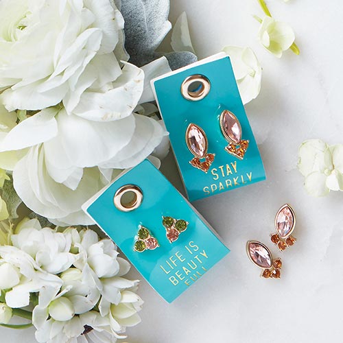 Gemstone Earring - Life Is Beautiful