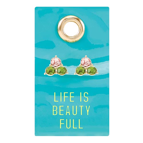 Gemstone Earring - Life Is Beautiful