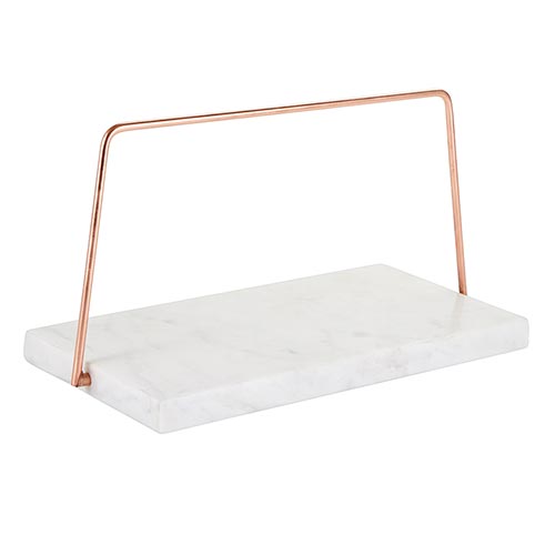 Marble + Rose Gold Iron Plate
