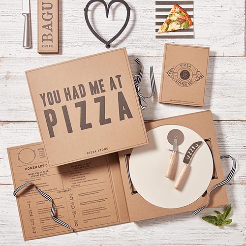 Cardboard Book Set - You Had Me At Pizza