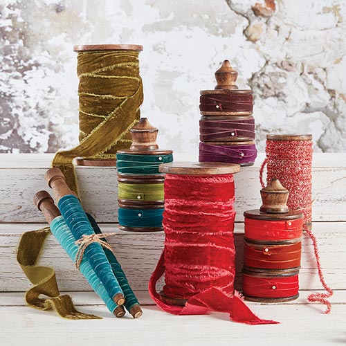 Velvet Trio Stacked- Aubergine