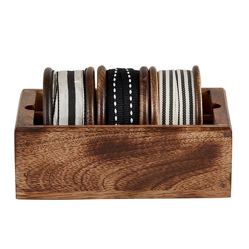 Ribbon Trio Box - Black Stripe