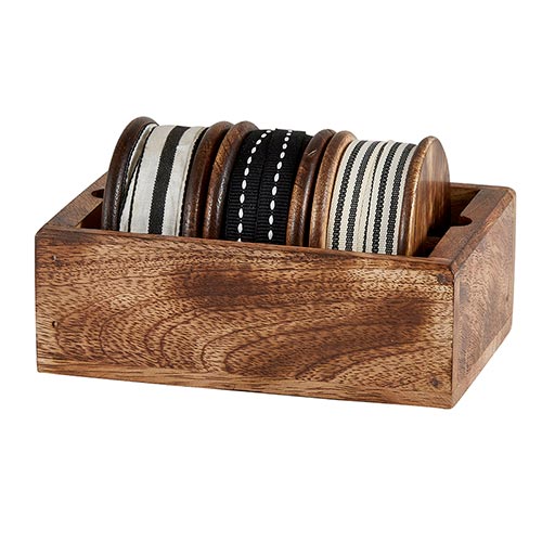 Ribbon Trio Box - Black Stripe