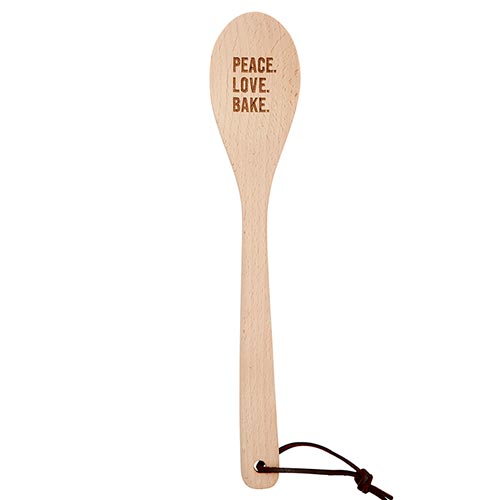 Wooden Baking Spoons - Peace.Love.Bake