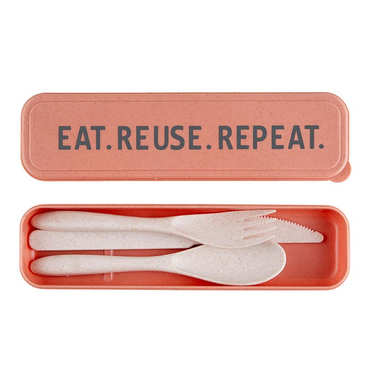 Re-Usable Cutlery Set Eat Use Repeat