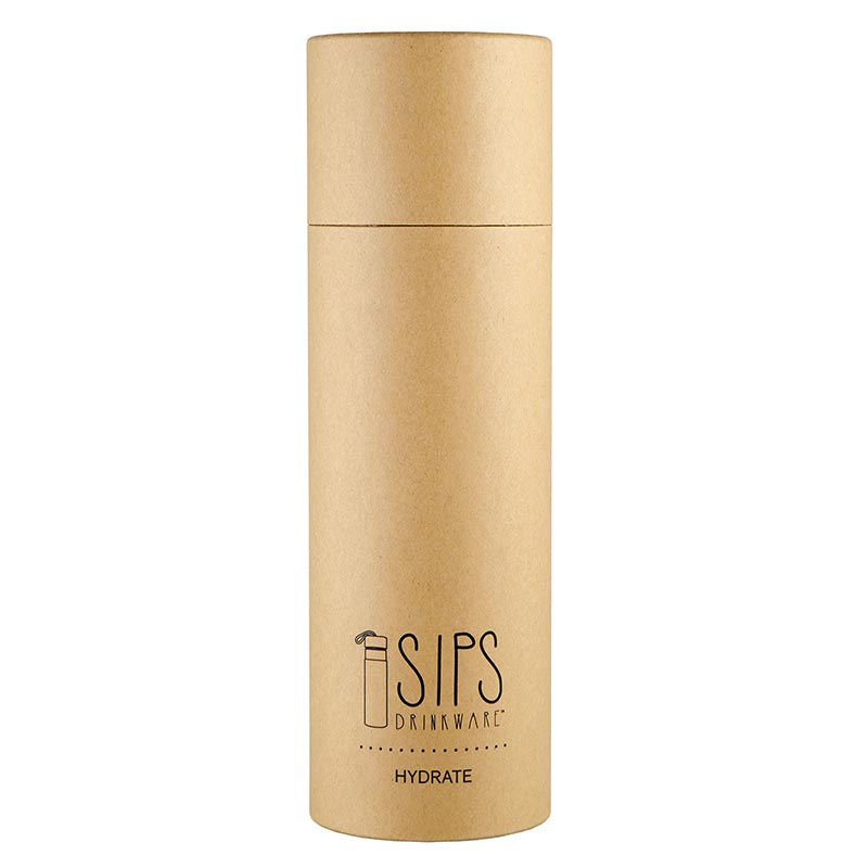 Glass Water Bottle Hydrate