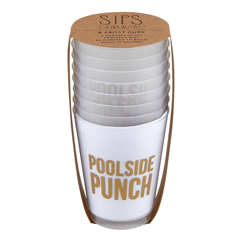 Frost Cups-Poolside Punch 8pk - Picnic Glasses & Tumblers | Artisanal ...