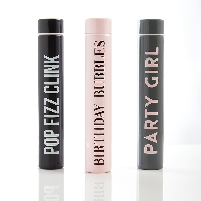 Flask Bottle-Birthday Bubbles
