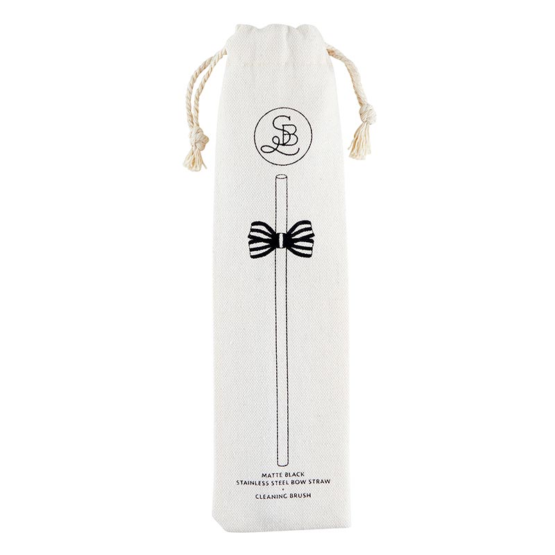 Bow Straw - Matte Black