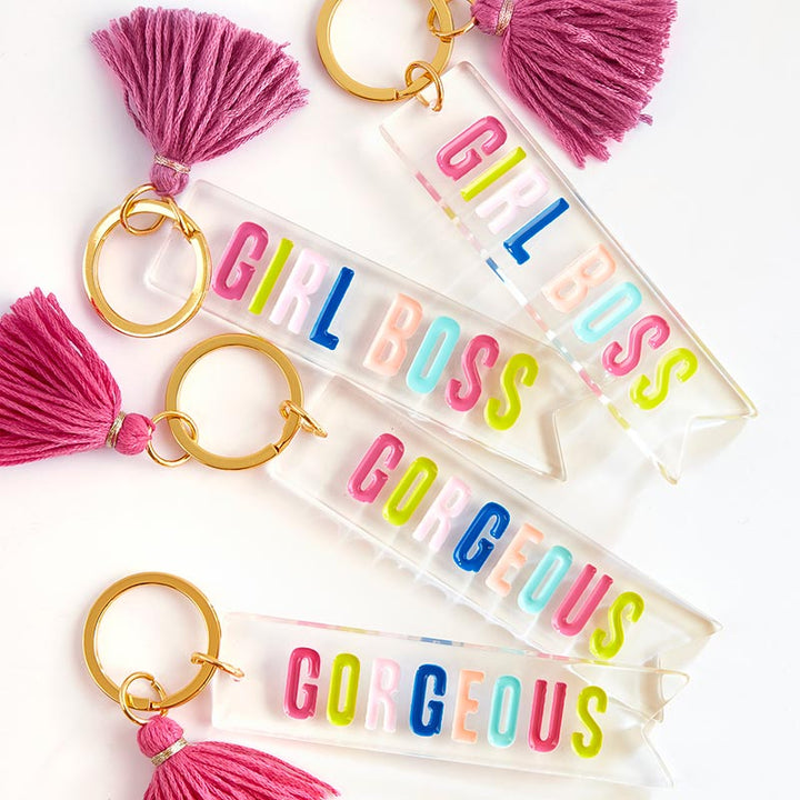 Acrylic Key Tag - Gorgeous
