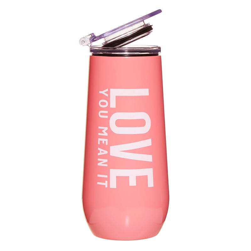 Champagne Tumbler -Love You, Mean It