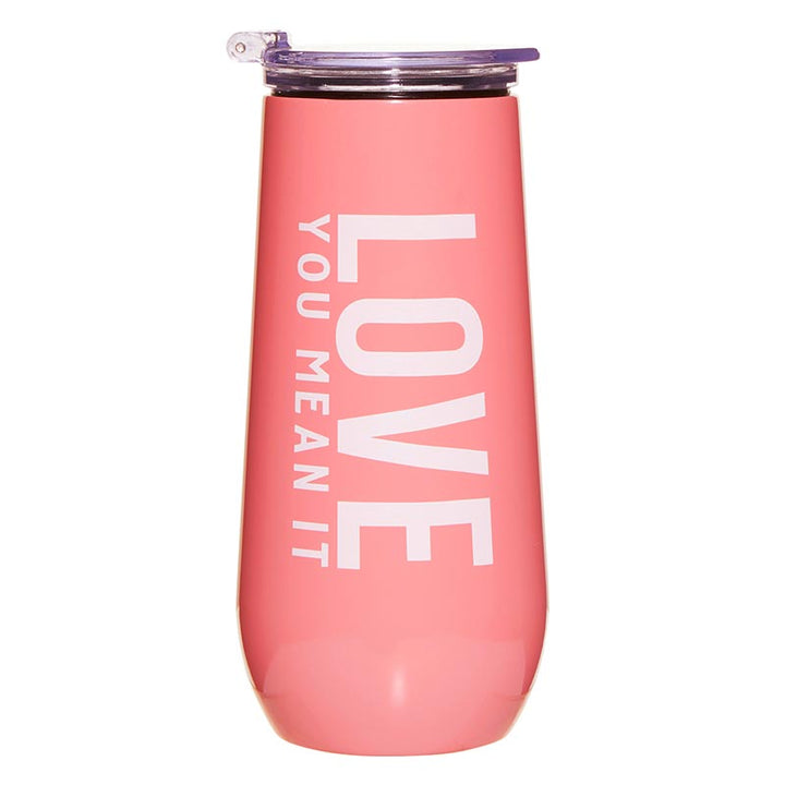 Champagne Tumbler -Love You, Mean It