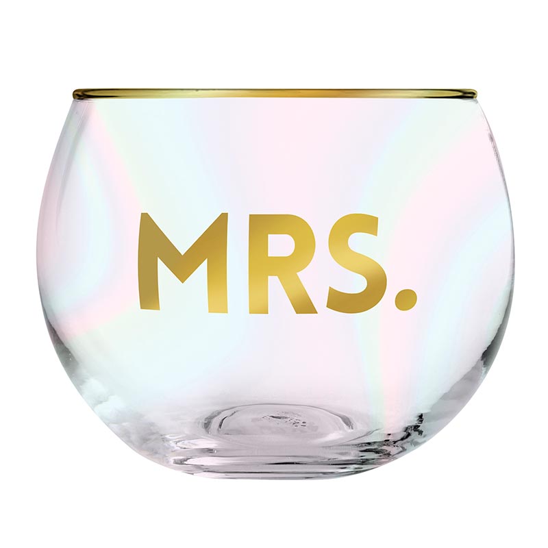 Roly Poly Glass - Mrs