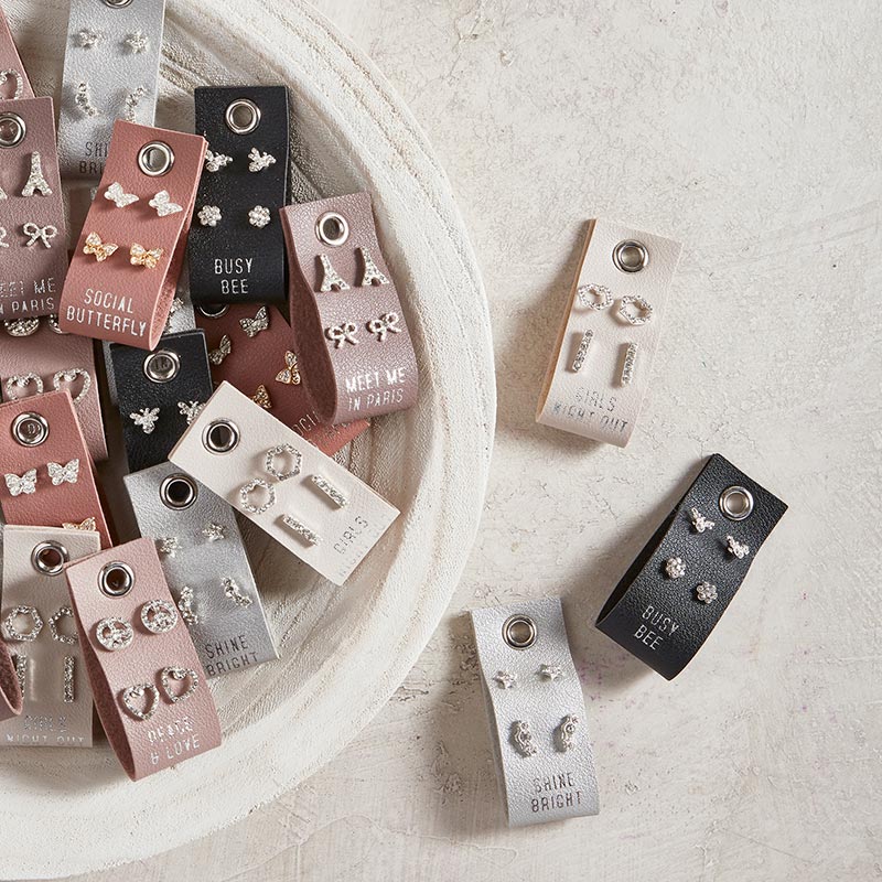 Silver Stud Earrings - Meet Me In Paris