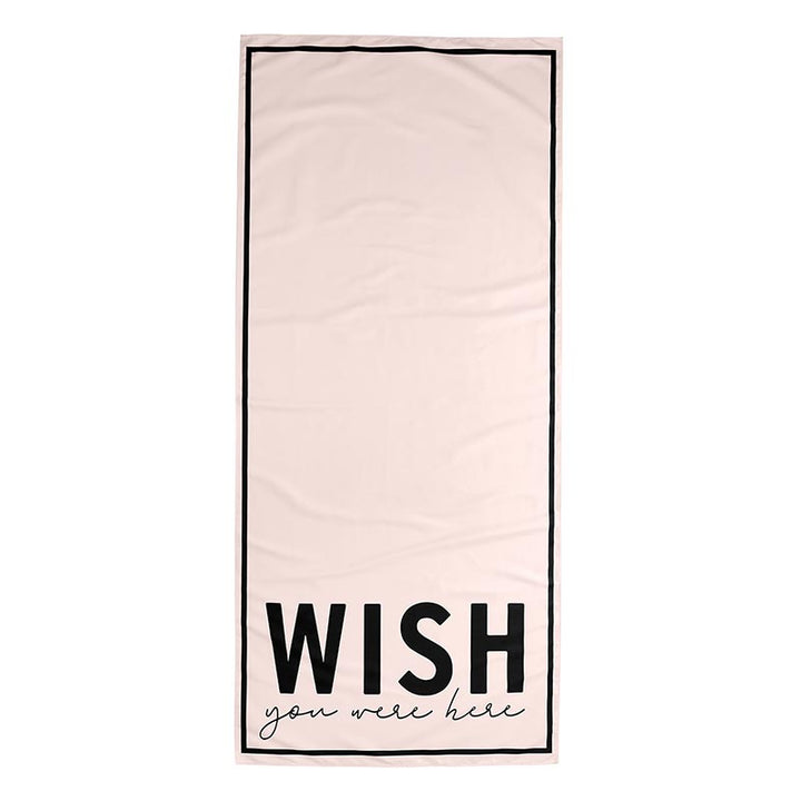 Quick Dry Oversized Beach Towel  - Wish You Were Here