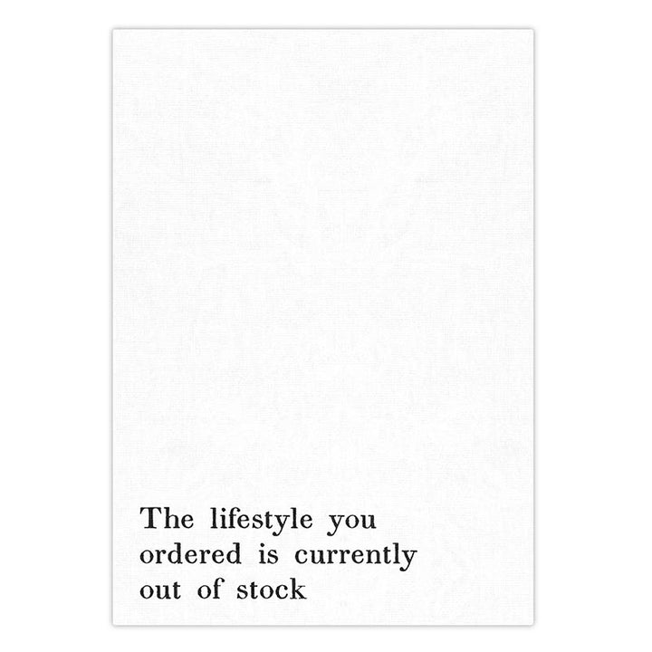 Tea Towel - Lifestyle Ordered is Out of Stock