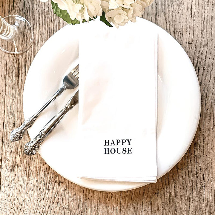 Napkin Set - Happy House