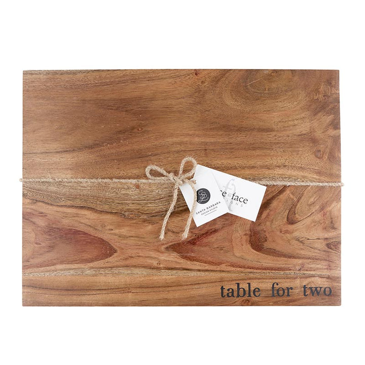 Acacia Serving Tray - Table For Two