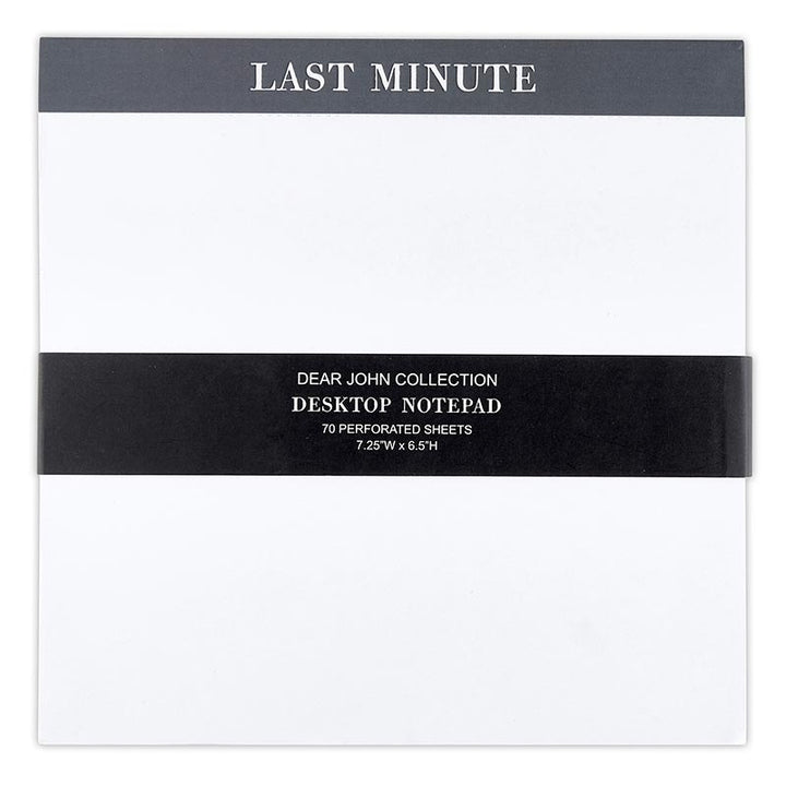 Notepad Block - Last Minute