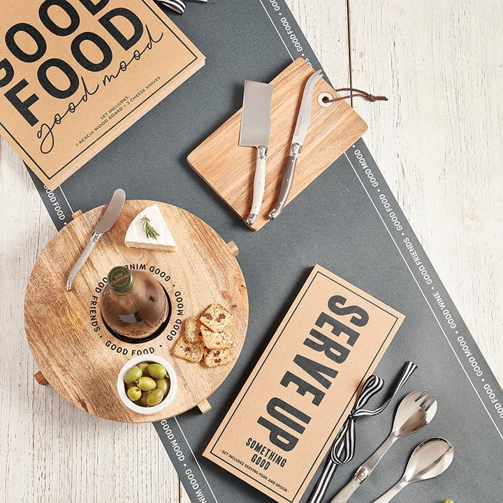 Paper Table Runner - Good Food Good Mood